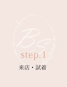 step.1 来店・試着